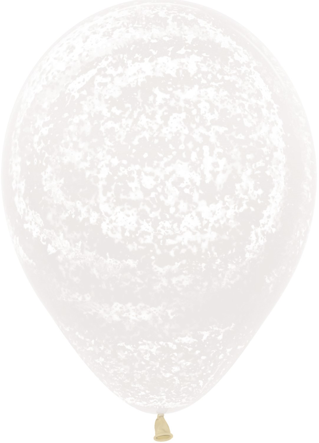 Воздушные шары с гелием и обработкой Граффити, Ледяной узор, Прозрачный 12"/30 см