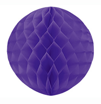 Бумажный шар - сота Фиолетовый 12