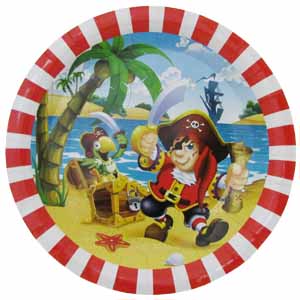 Тарелки Веселый Пират 6шт