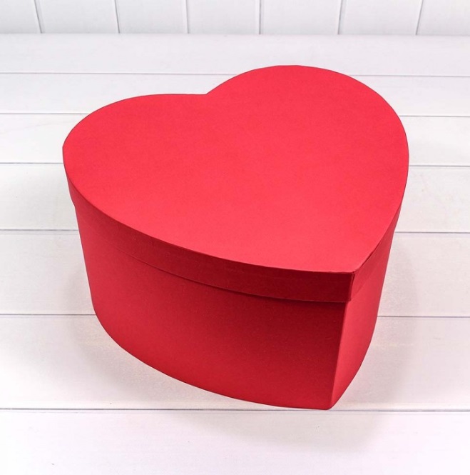 Коробка Сердце Красное 23,5х22х13,1 см №6 7211201/1535 №6 OMG-GIFT