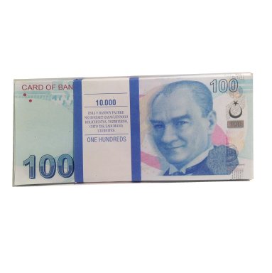 Бутафорские деньги Турция 100 турецких лир