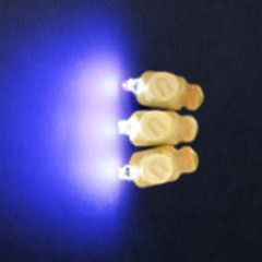 Светодиоды вкладыши 3D синие в защитном корпусе для воздушных шаров