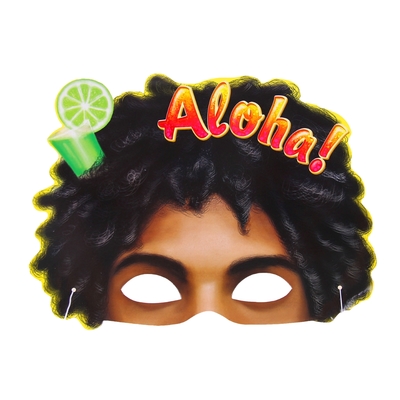 Маска картон Алоха/ Aloha