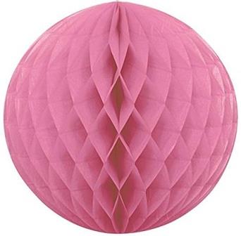 Бумажный шар - сота Розовый 12