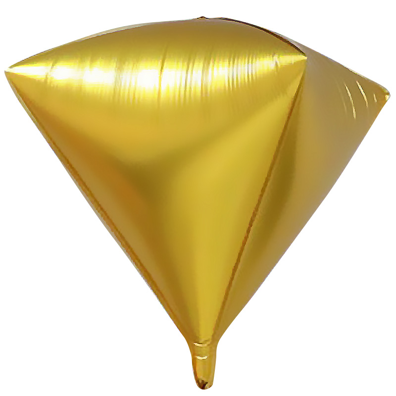 Шар F Алмаз Золото 27''/69 см фольга