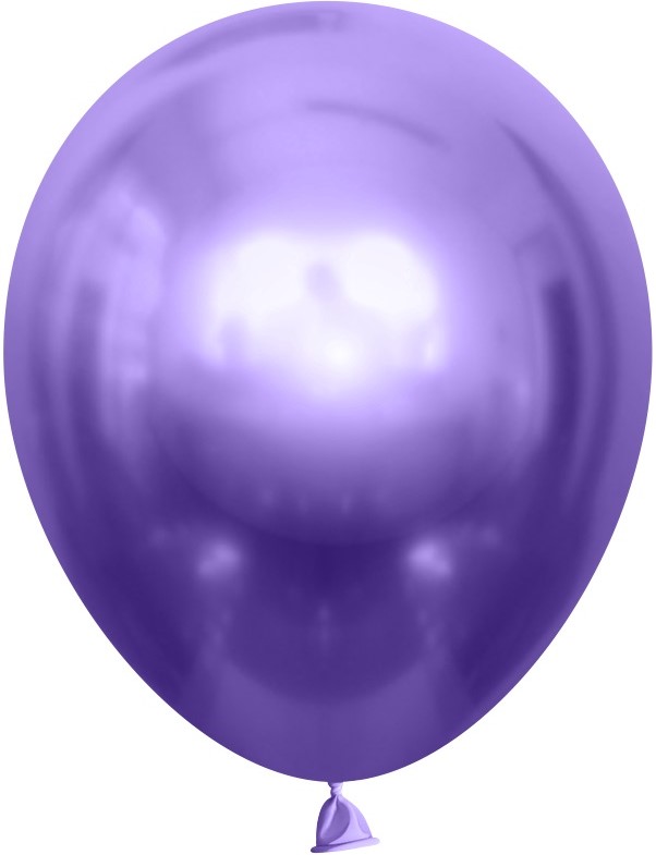 Набор шаров Хром Violet Фиолетовый Ш 12"/30 см в упак(50шт)