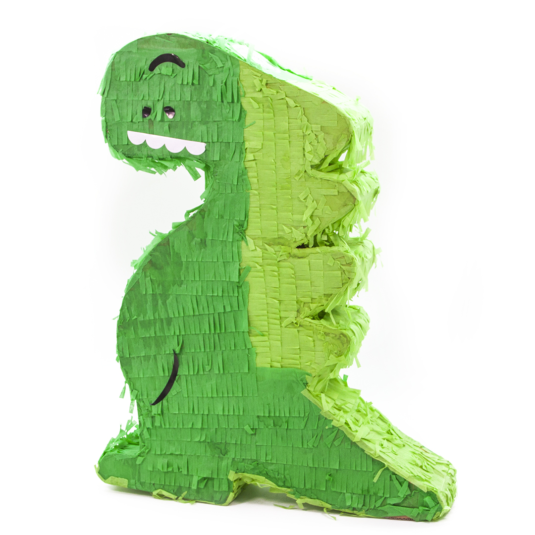 пиньята фигура динозавр зеленый 35х43см Волна Веселья 6012313