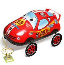 Ходячая фигура Машина гоночная 38см шар фольга с гелием
