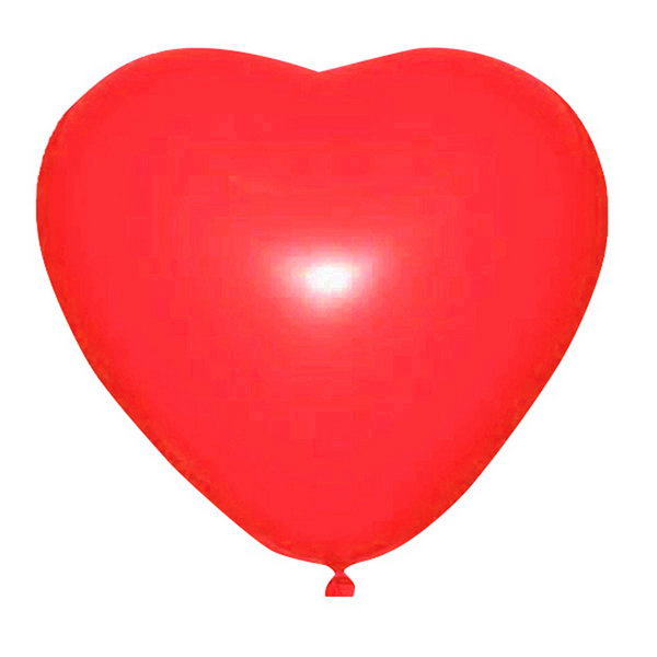Шар Сердце Red красный 91 см с гелием и обработкой Хай-флоат