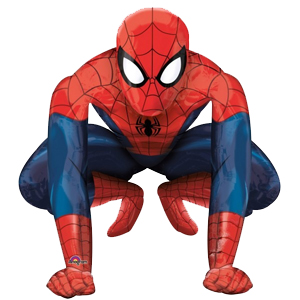 Ходячая фигура Человек-паук шар фольга