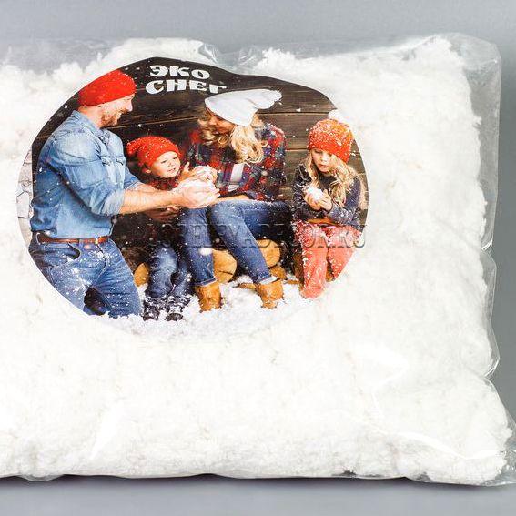 Снег Премиум Искуственный Вискозный для декора 1 кг