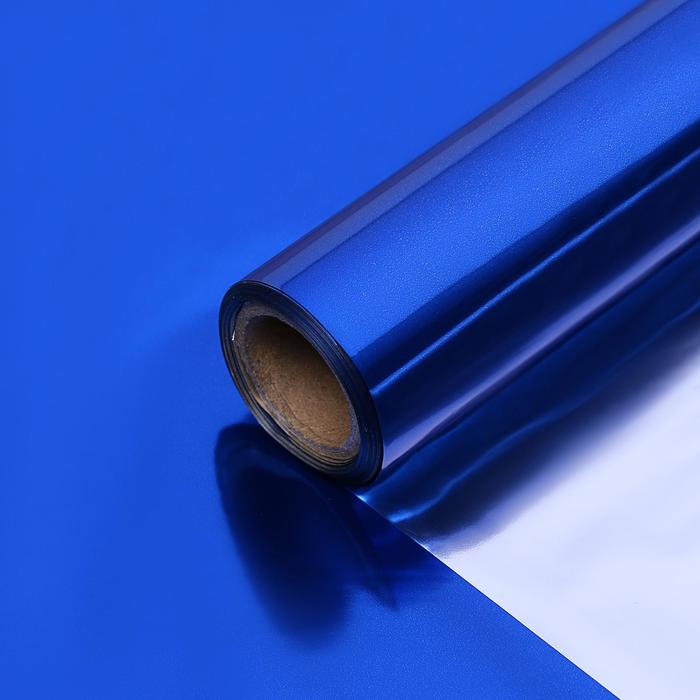 Полисилк металлизированный Синий / Серебро 1мх1м