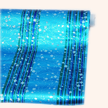 Бумага металл Лоза синий 0,7х1м