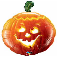 Фигура Тыква забавная 76см шар фольга Хэллоуин