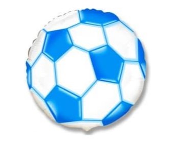 Круг Футбольный мяч, Синий 18