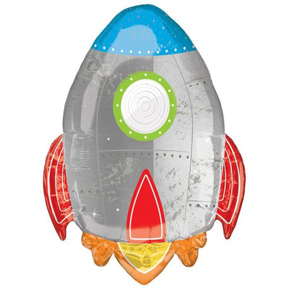 Фигура Ракета 53х73см шар фольга