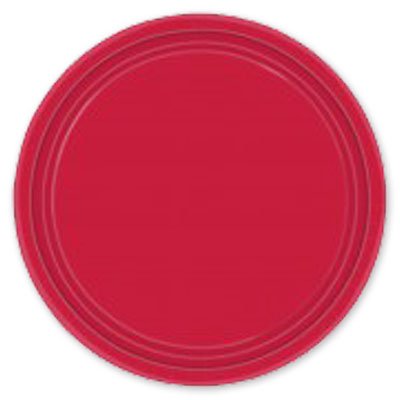 Тарелки Apple Red бумажные 17см 8шт