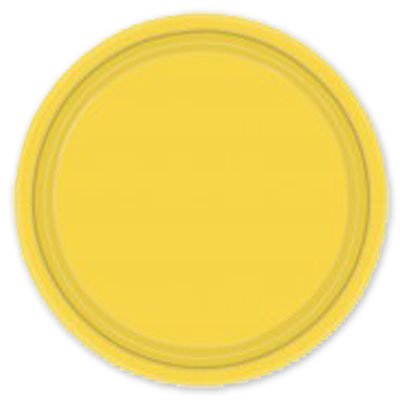 Тарелки Yellow Sunshine бумажные 17см 8шт