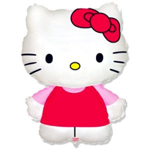 Фигура Hello Kitty 67x49 см шар фольга