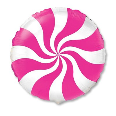 Круг Конфета розовая 18"/45 см шар фольга
