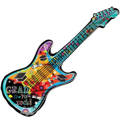 Фигура Рок-гитара 35х99см шар фольга