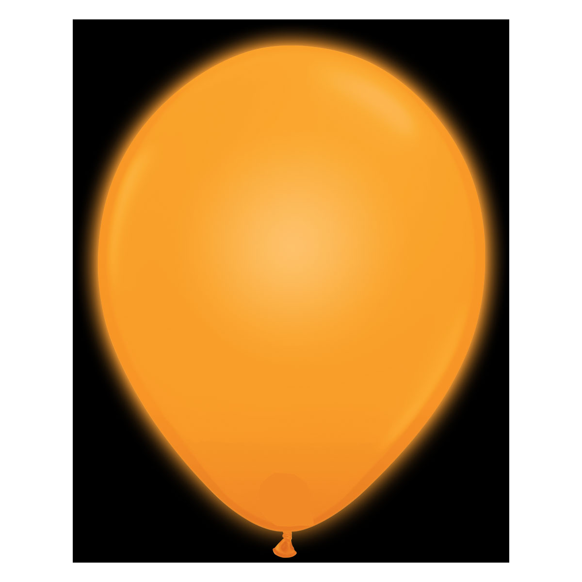 Воздушные шары с гелием и обработкой Светящиеся Пастель Orange Оранжевый 005 12