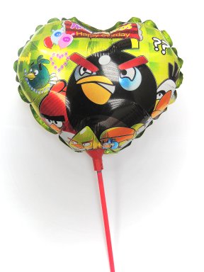 Мини - сердце на палочке Angry Birds Happy Everyday 9