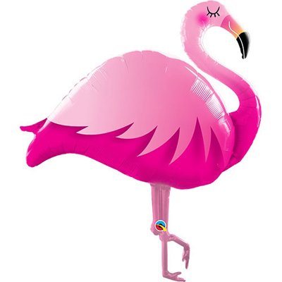 Фигура Премиум Фламинго розовый 116 см шар фольга
