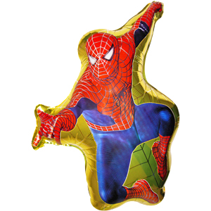 Фигура Человек-паук 88х66см шар фольга