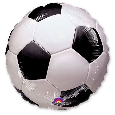 Круг Футбольный мяч спорт 18"/45см шар фольга