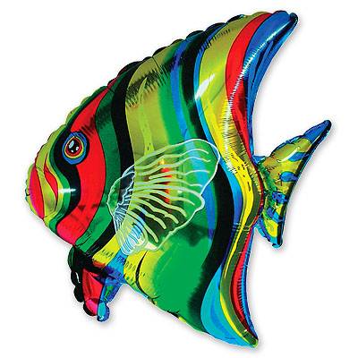 Фигура Рыба тропики 65х67 см шар фольга