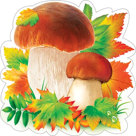 украшение на скотче "грибы" 18см Мир открыток 7-65-168