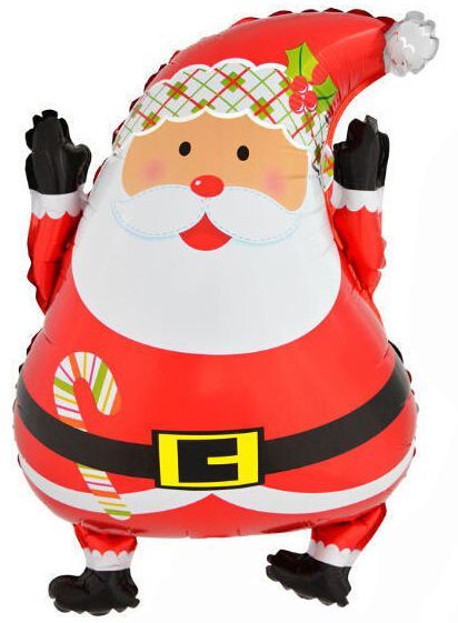 Шар фольга Фигура Дед-Мороз 66см  с гелием