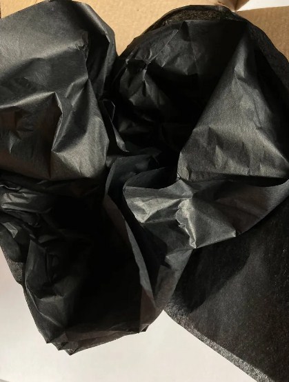 Упаковочная бумага Тишью (0,5*0,65 м) Черный упак 10 шт. 000100/23 OMG-GIFT