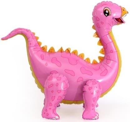 Ходячая фигура под воздух Динозавр Стегозавр розовый 39