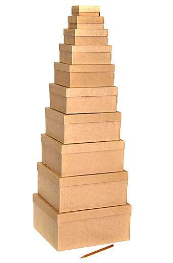 Коробка крафт Прямоугольная натуральная 10,5х9х5см №3 KKK 103/000 №3 Современная упаковка
