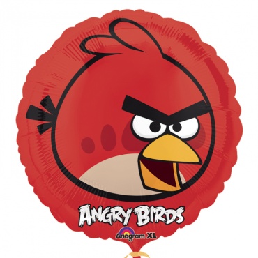 Круг Angry Birds Красная 18"/45см шар фольга
