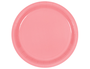 тарелка розовая 23см 6шт DKIK 1502-6074