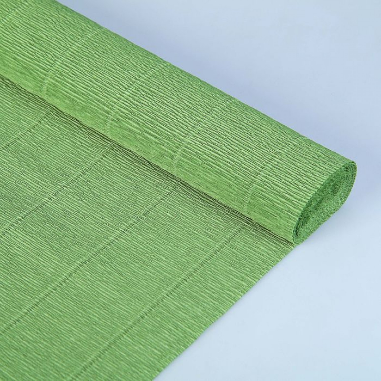 Бумага креповая (гофрированная) Травяной 0,5х2,5м