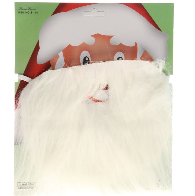 Карнавал борода белая деда мороза 27*22  купить недорого с доставкой или в розницу в магазине рядом с м. Коньково в Москве