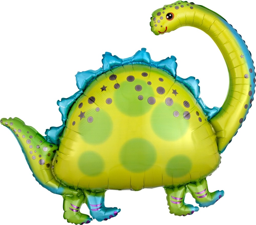 Фигура Динозавр Бронтозавр 36''/91 см шар фольга
