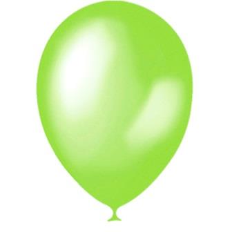 Шар "Металлик LIME GREEN Зеленый лайм 035" 12"/30 см упак/100шт