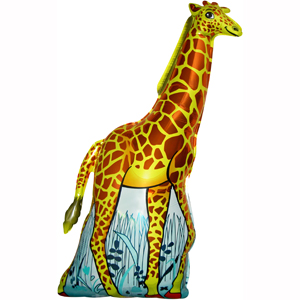 Фигура Жираф оранжевый 120х64см шар фольга