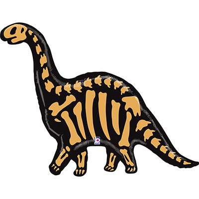 Шар фольга Фигура Динозавр Бронтозавр 127см с гелием