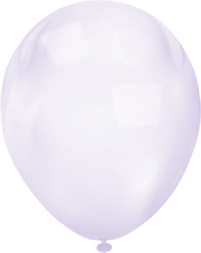 Воздушные шары с гелием и обработкой Кристалл Сиреневый 710 12"/30 см