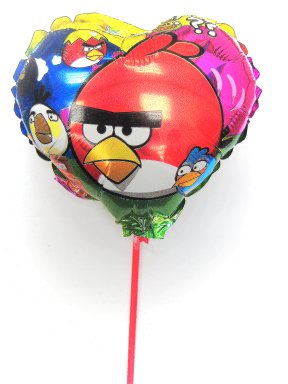 Мини - сердце на палочке Angry Birds 9