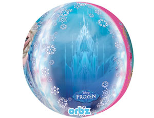 Фигура 3D Сфера Frozen 40х40 см шар фольга