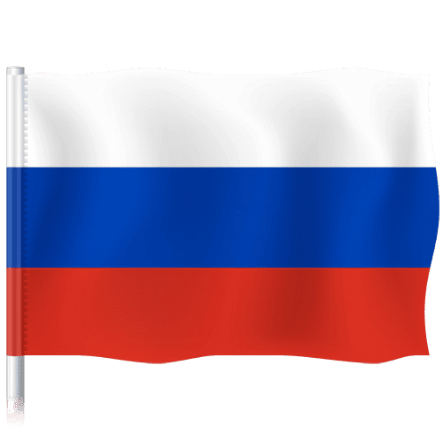 Флаг Российский 90х61см