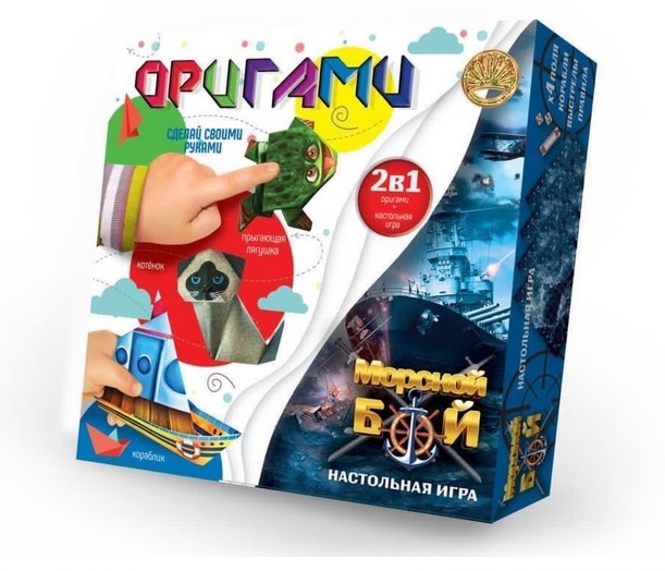 Игра Оригами + Морской бой 99969 Лапландия  купить недорого в магазине ВесЛандия или с доставкой по Москве и России.