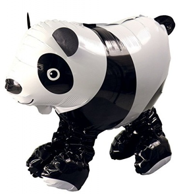 Ходячая фигура Медвежонок Панда 53х46см шар фольга с гелием